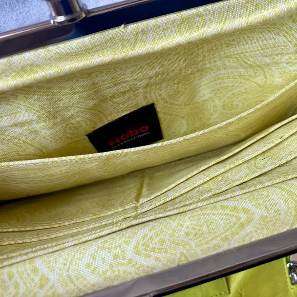 HOBO Double Frame Chartruese Lauren Wallet Clutch - Picture 6 of 9